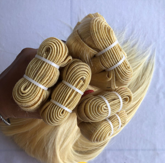 Extension Indien blond 100% naturel 18 pouces (45 cm)